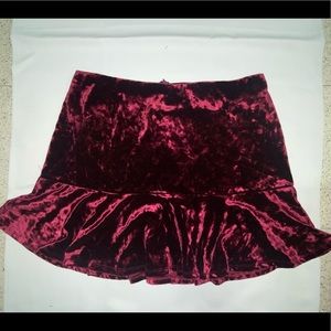 Suede Skirt